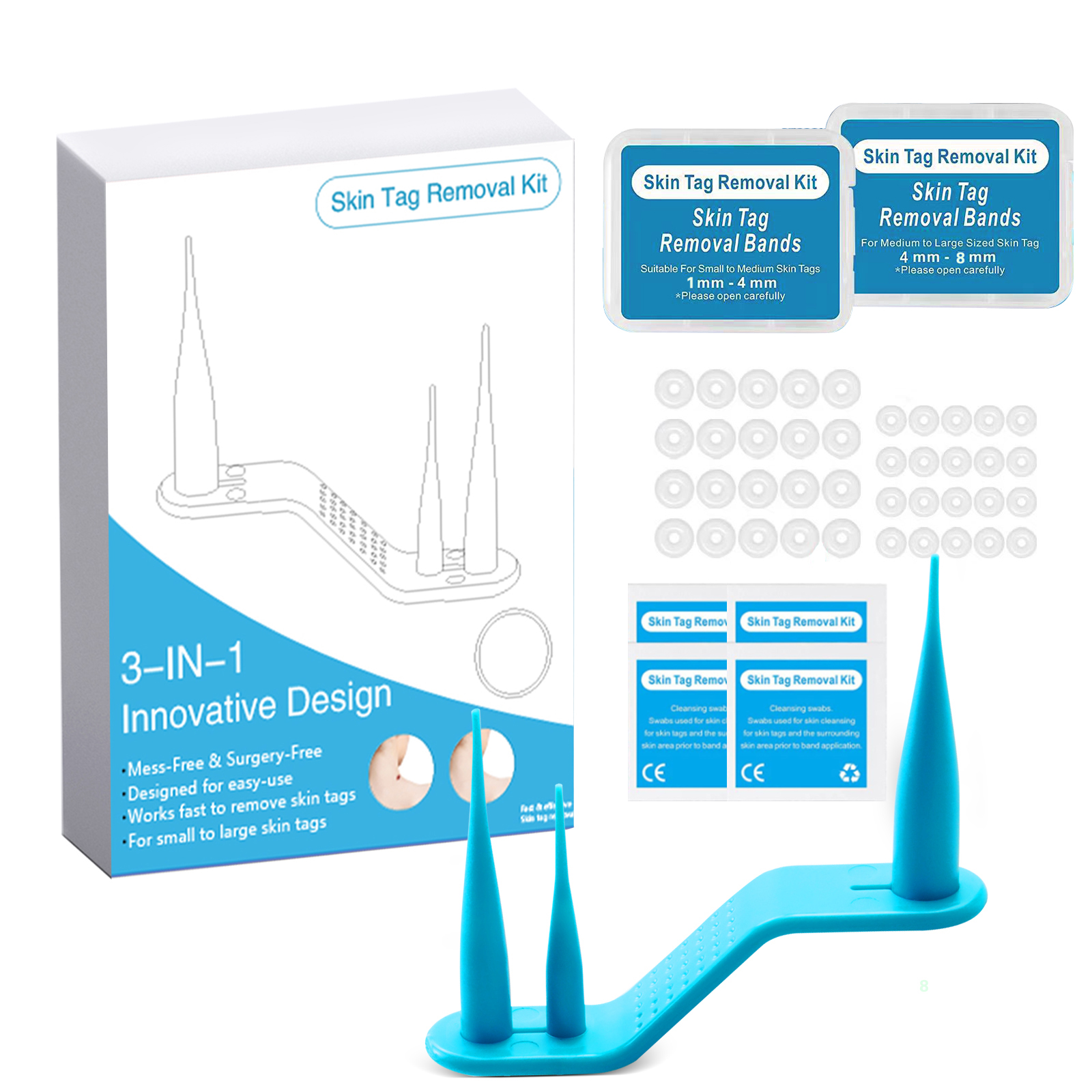 Luxury Skincare Acne - 3-IN-1 Auto Skin Tag Removal Kit