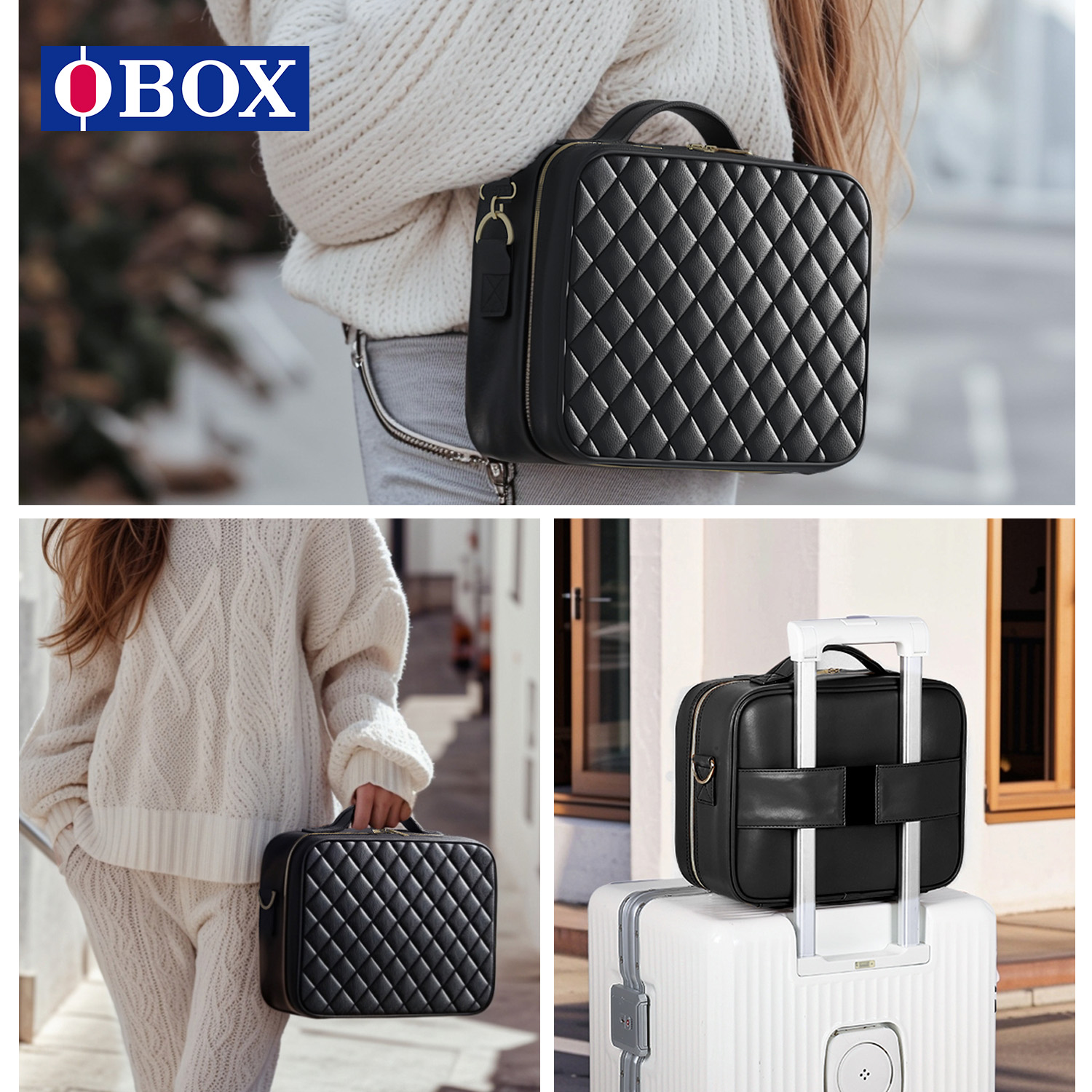 Luxury Skincare Gift Box - 2026 New Makeup Bag with Mirror,