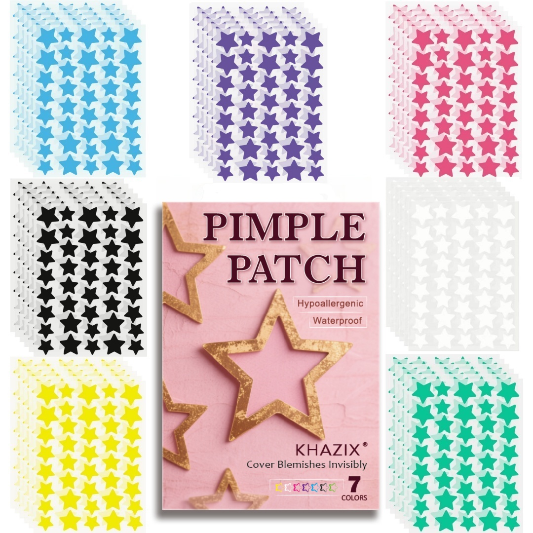 Luxury Skincare Acne - KHAZIX Luxury Gold Foil Star Hydrocolloid