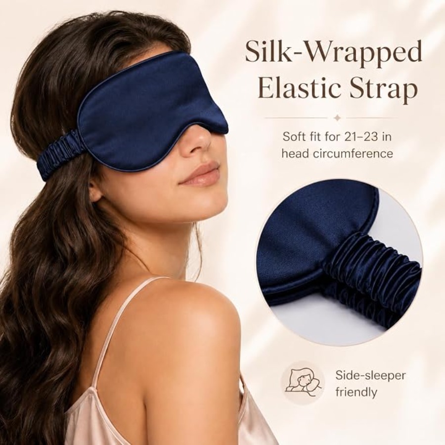 Silk Sleep Mask Light Blocking - đánh giá và giá Luxury Skincare Anti Aging