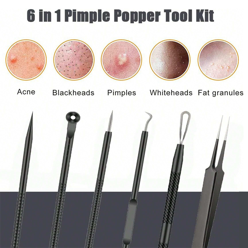 4/6PCS Face Cleaning Kit Pimpl - đánh giá và giá Luxury Skincare Acne