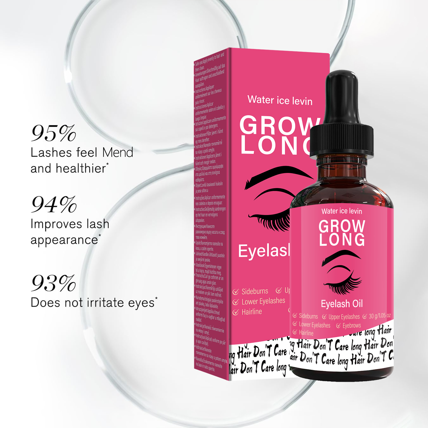 Eyelash & Eyebrow Serum with H - đánh giá và giá Growth Factor Serum