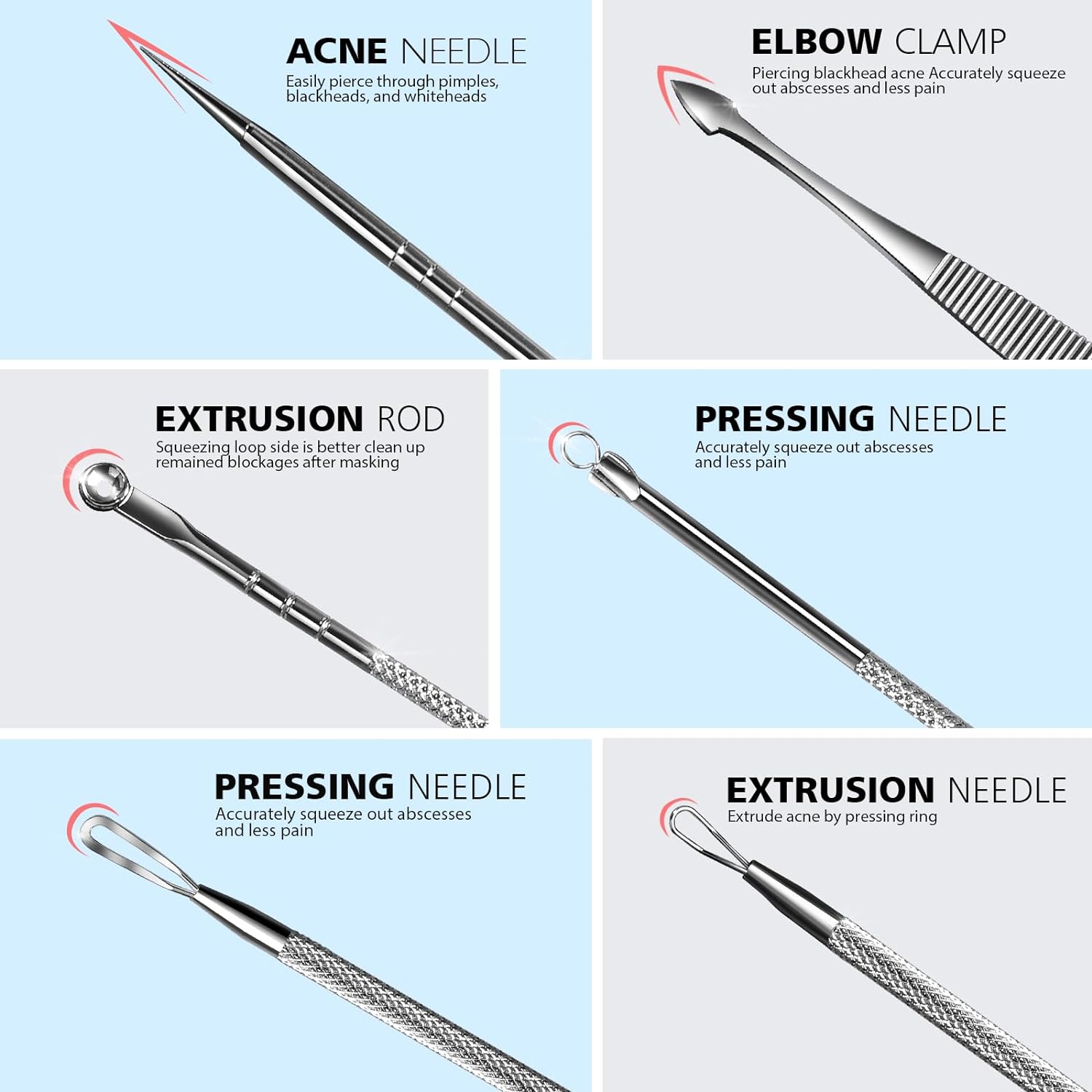 7pcs Blackhead Remover Kit Sta - đánh giá và giá Luxury Skincare Acne