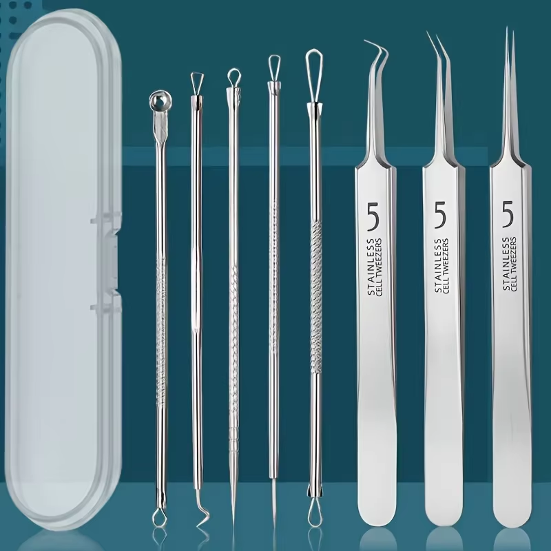 8 Pcs Blackhead Remover Kit –  - đánh giá và giá Luxury Skincare Acne