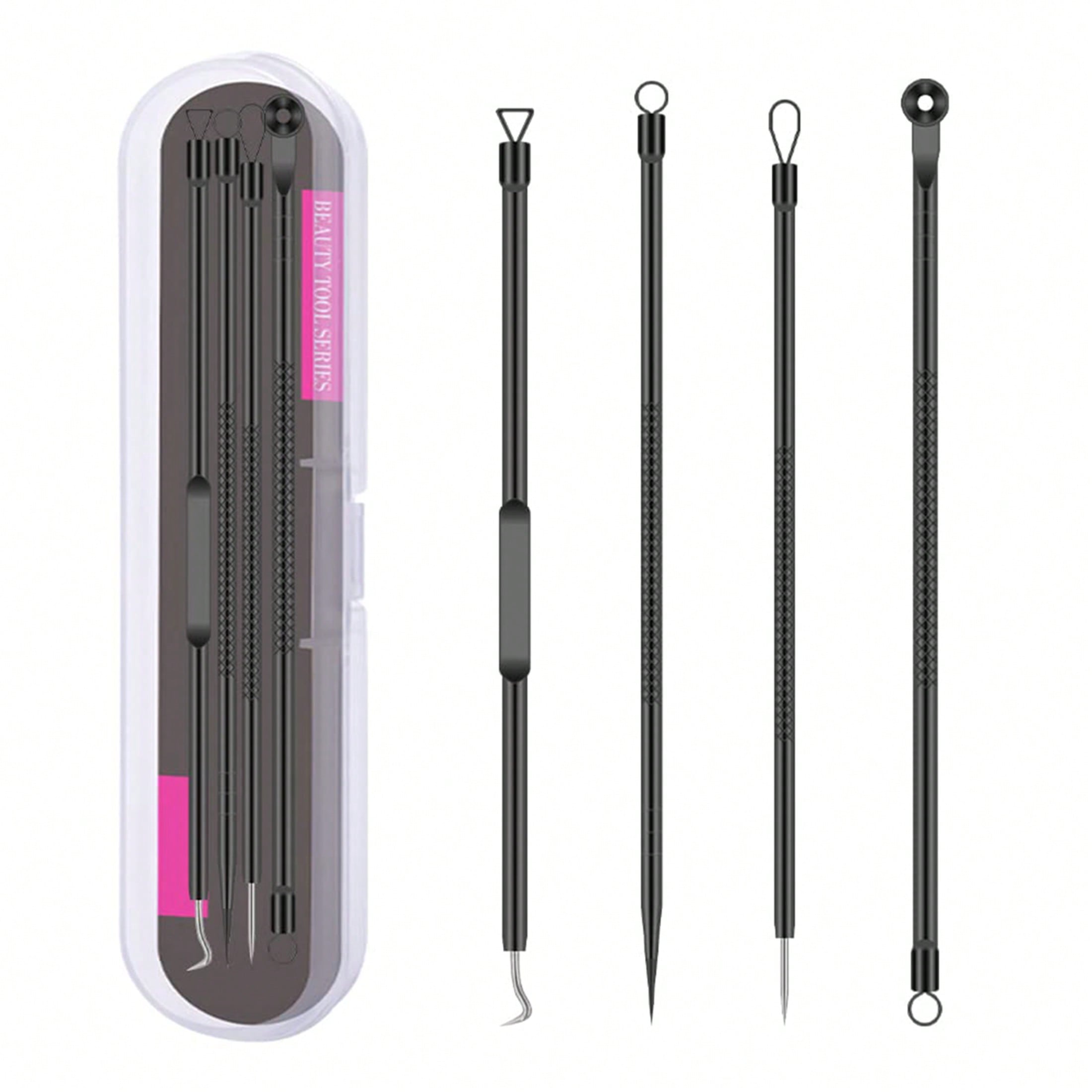 4-piece stainless steel comedo - đánh giá và giá Luxury Skincare Acne