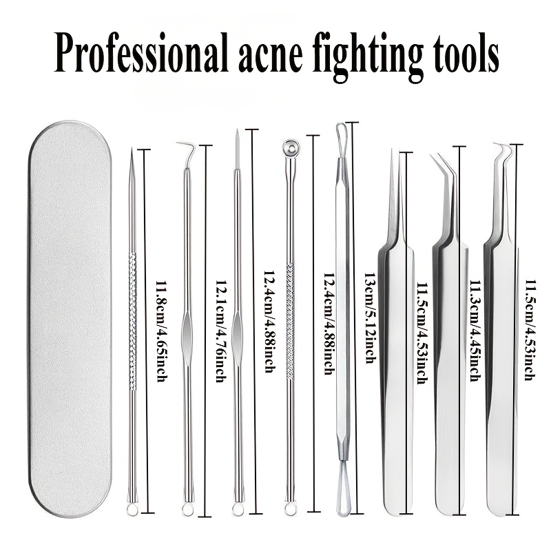 8-Piece Blackhead Removal Kit  - đánh giá và giá Luxury Skincare Acne