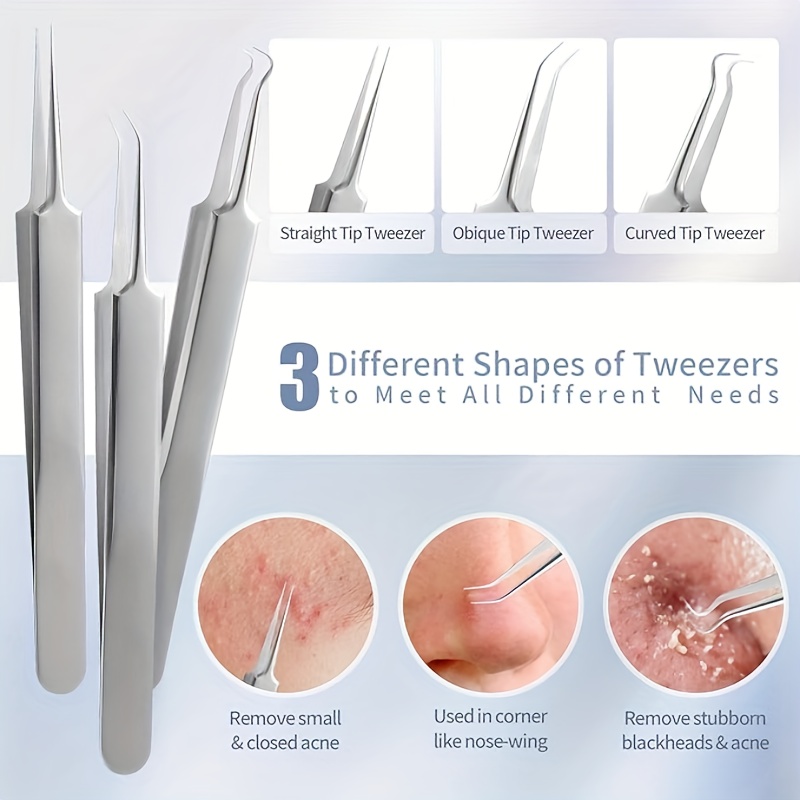 8-Piece Blackhead Removal Kit  - đánh giá và giá Luxury Skincare Acne