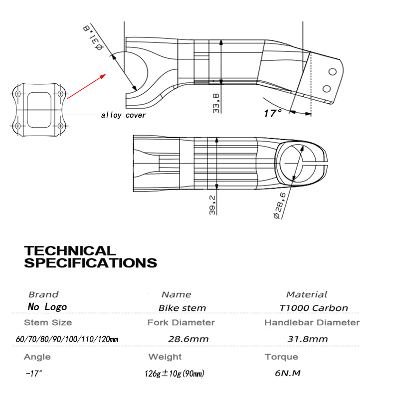 bike Carbon stem -17 °-10 ° De - đánh giá và giá Edelweiss Stem Cell