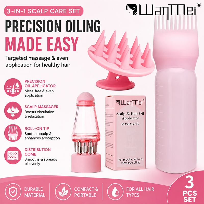 3Pcs Scalp Hair Oil Applicator - đánh giá và giá Growth Factor Serum