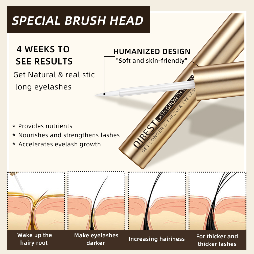 QIBEST Eyelash Growth Serum Na - đánh giá và giá Growth Factor Serum