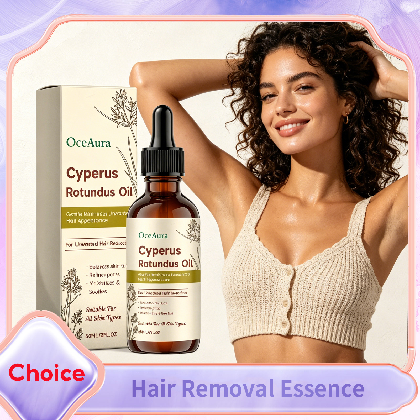 Cyperus Rotundus Hair Removal  - đánh giá và giá Growth Factor Serum