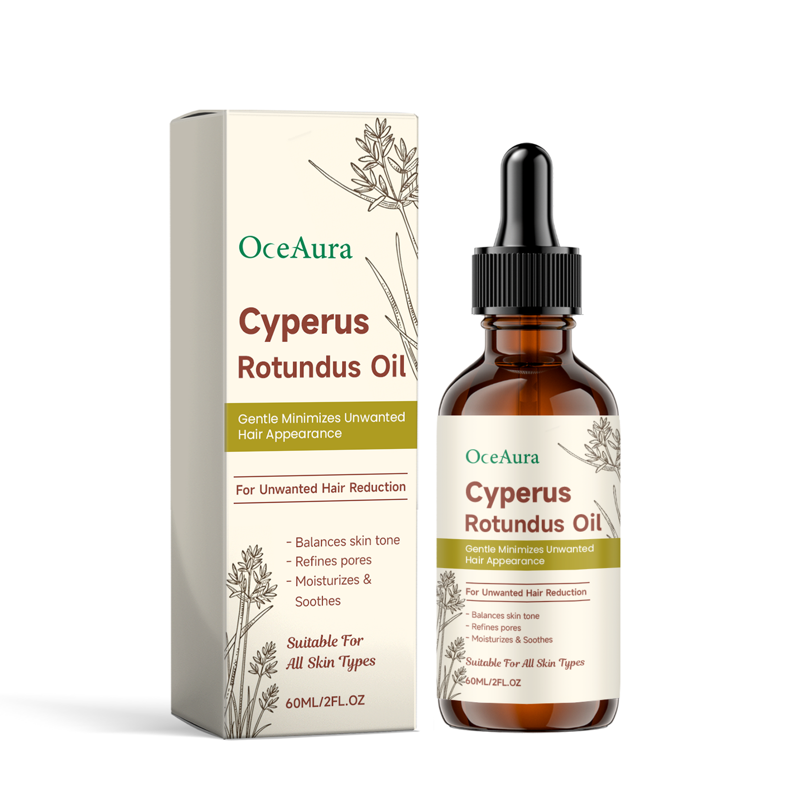 Cyperus Rotundus Hair Removal  - đánh giá và giá Growth Factor Serum