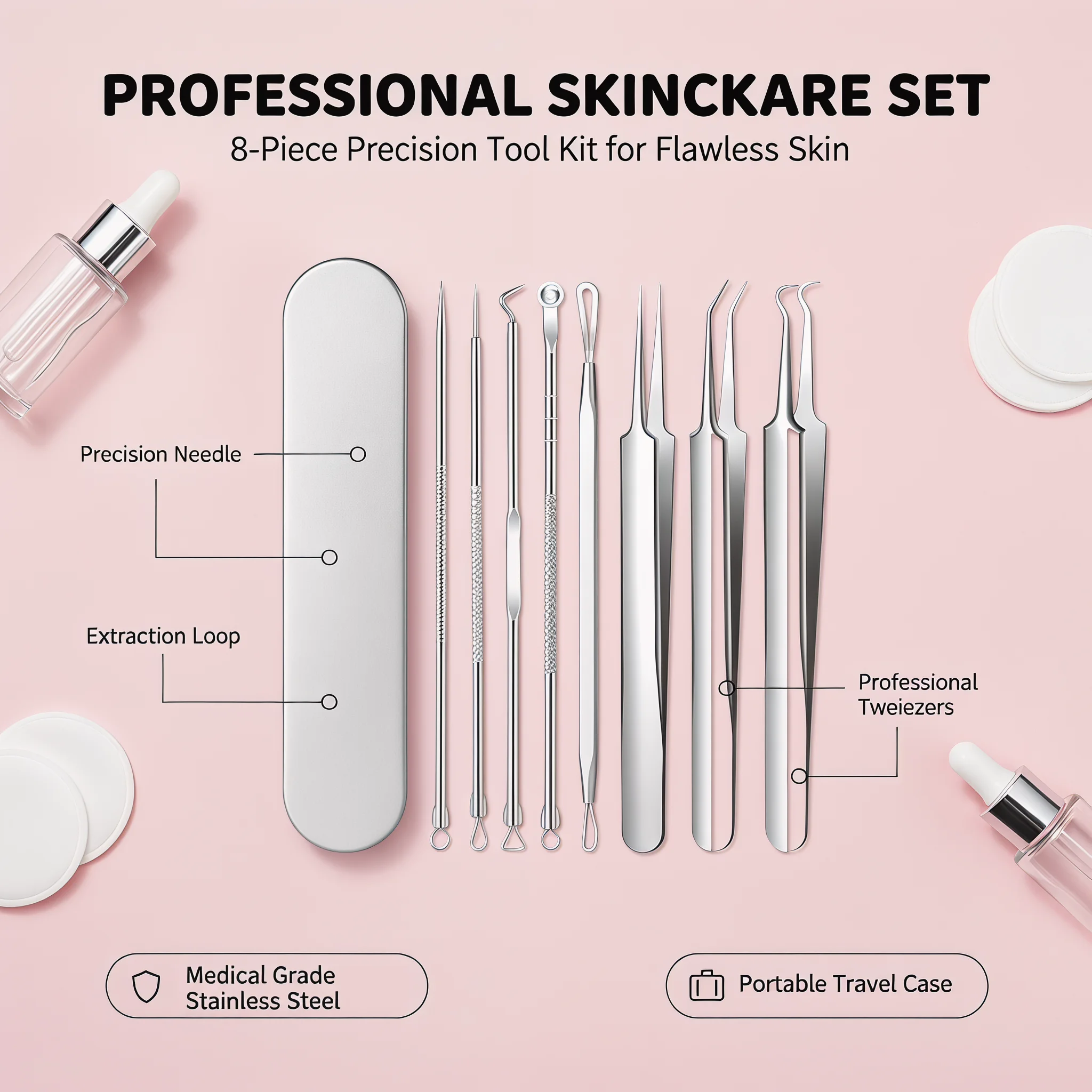 8Pcs Professional Acne Needle  - đánh giá và giá Luxury Skincare Acne