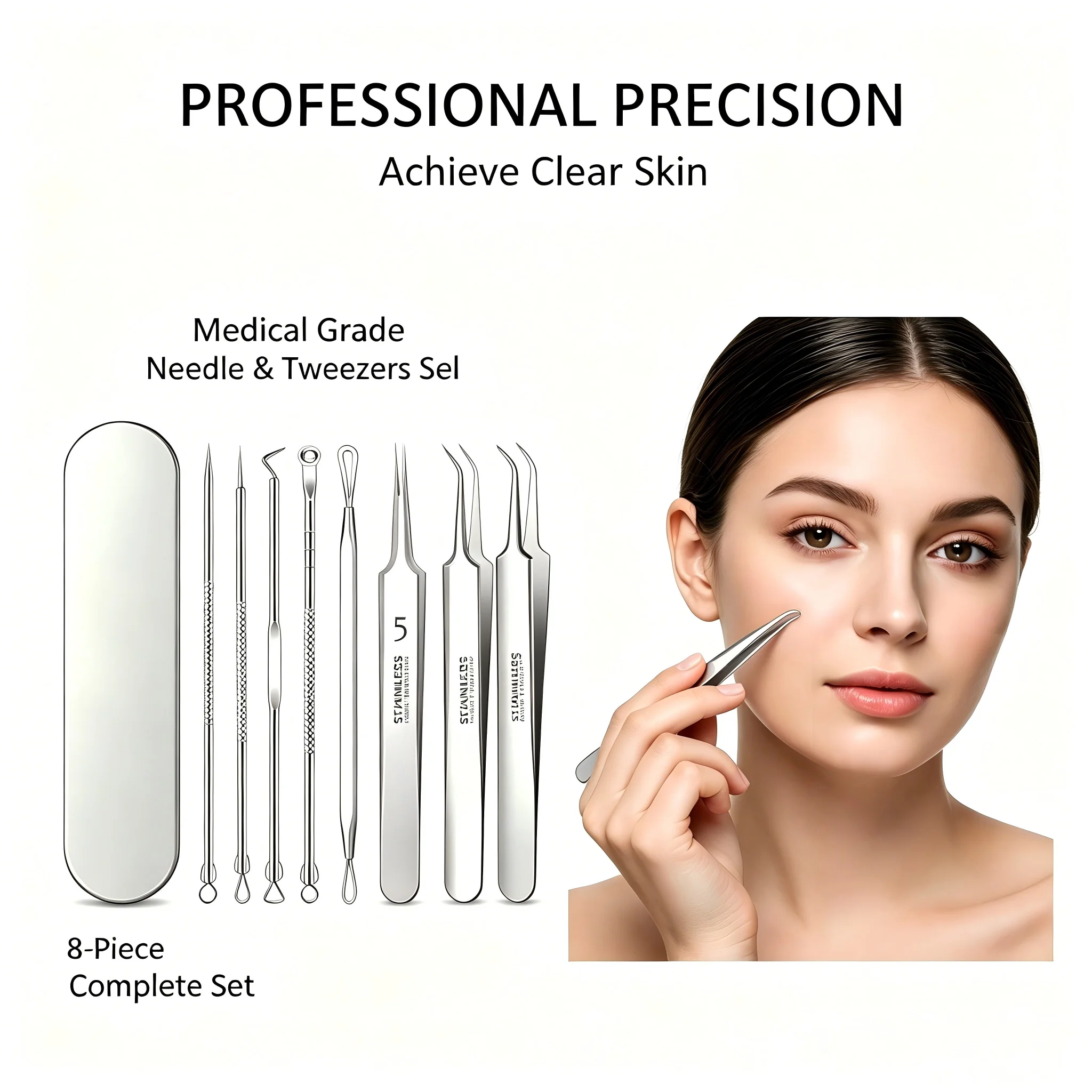 8Pcs Professional Acne Needle  - đánh giá và giá Luxury Skincare Acne